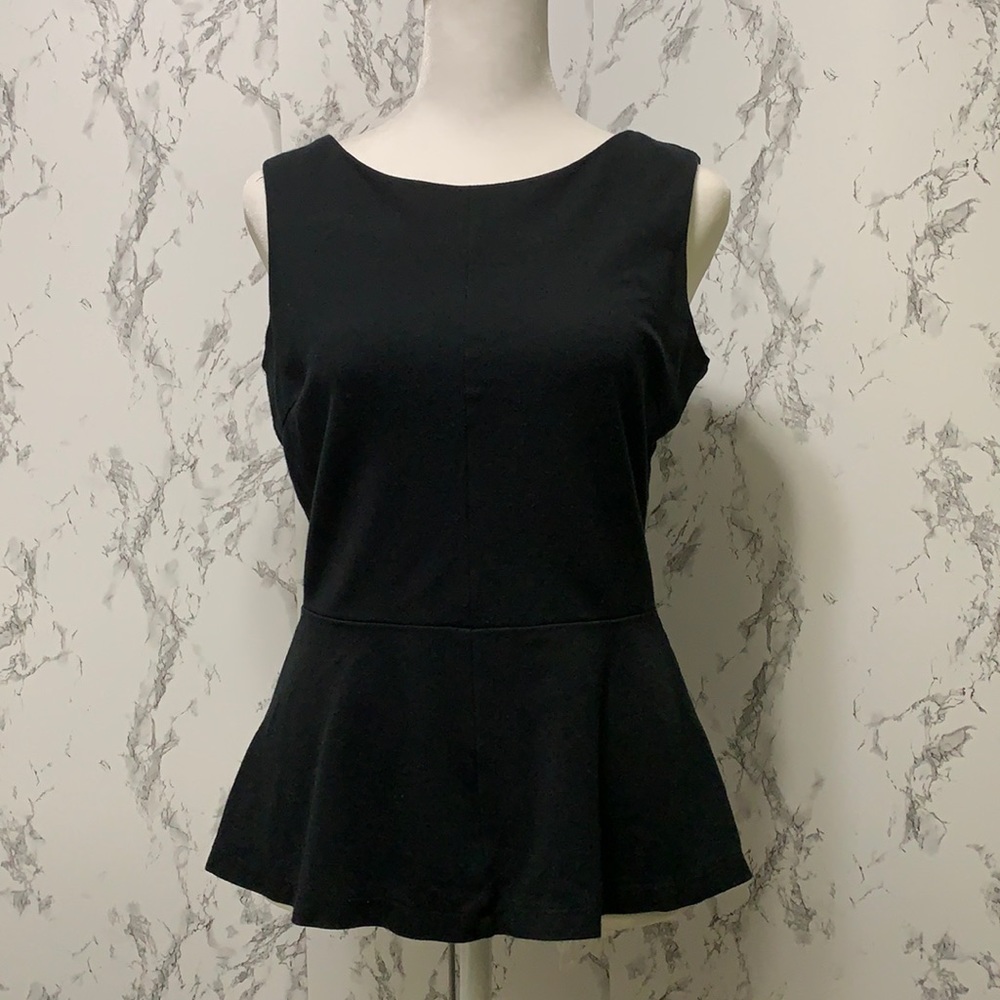 Banana Republic V-Back Peplum Top